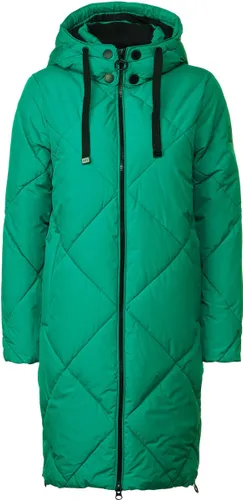 Cecil TOS Diamond Quilted coat Dames Jas - Evergreen