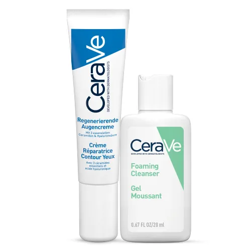 CeraVe Repair Eye Cream Kit met hyaluronzuur en niacinamide