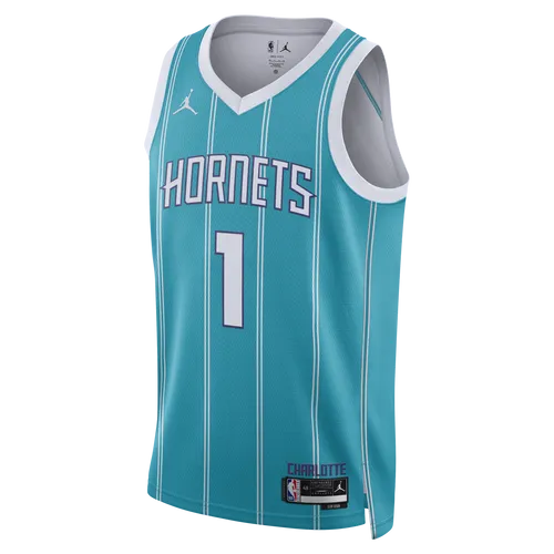 Charlotte Hornets Icon Edition 2022/23 Jordan Swingman Dri-FIT NBA-jersey voor heren - Blauw