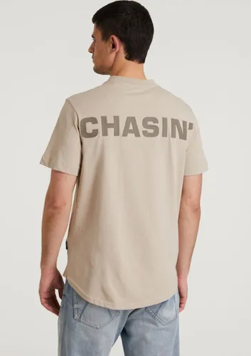 Chasin' T-shirt T-shirt afdrukken Logo Taupe