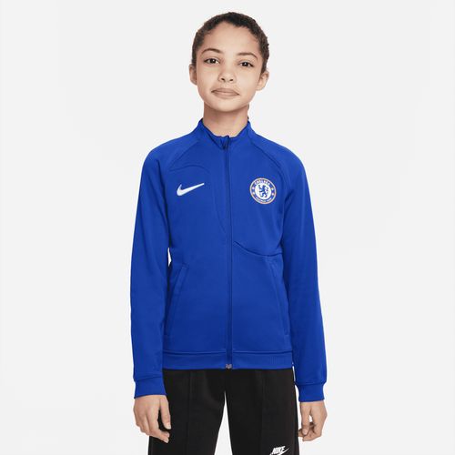 Chelsea FC Academy Pro Nike voetbaljack voor kids - Blauw