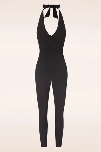 Cher halter jumpsuit in zwart