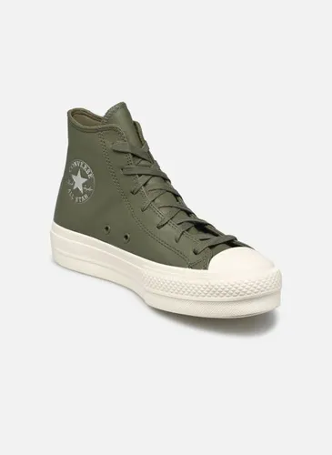 Chuck Taylor All Star Lift Leather Matte Neutrals Hi W by Converse