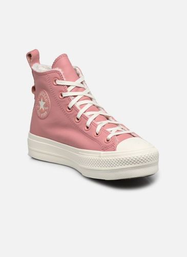 Chuck Taylor All Star Lift Lined Leather Hi by Converse