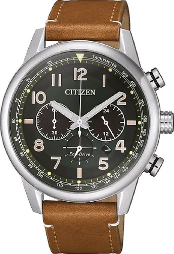 Citizen  Horloge - Citizen heren horloge - Groen - diameter 43.1 mm - roestvrij staal