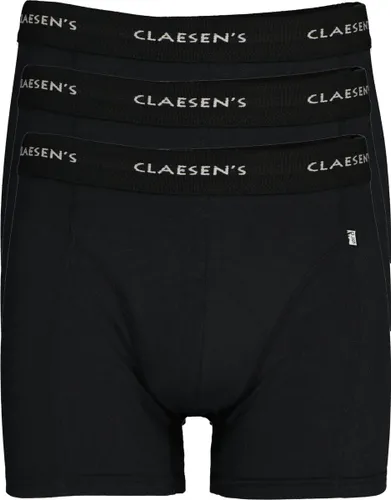 Claesen's Basics boxers (3-pack) - heren boxers lang - zwart