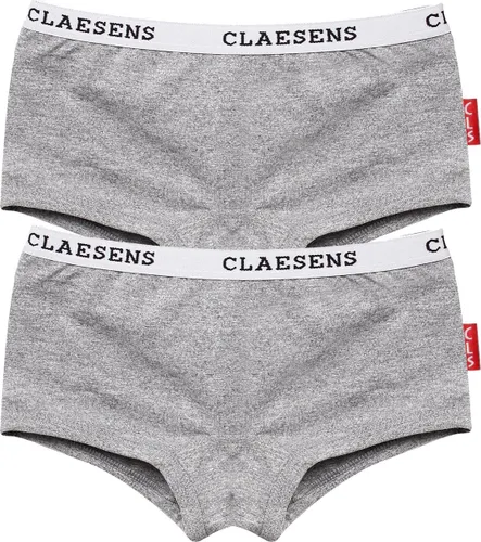 Claesen's® - Meisjes Hipster 2-pack Grijs - Grey - 95% Katoen - 5% Lycra