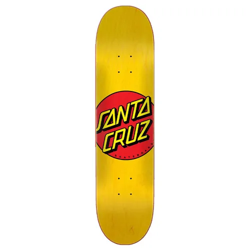 Classic Dot Yellow 7.75" Skateboard Deck - 7.75"