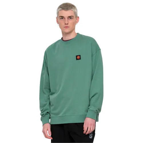 Classic Label Crew Sweater Mineral Green - M