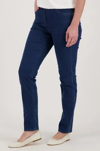 Claude Arielle Donkerblauwe jeans met elastische taille -slim fit