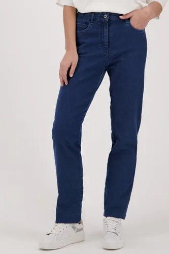 Claude Arielle Donkerblauwe jeans met stretch - straight fit