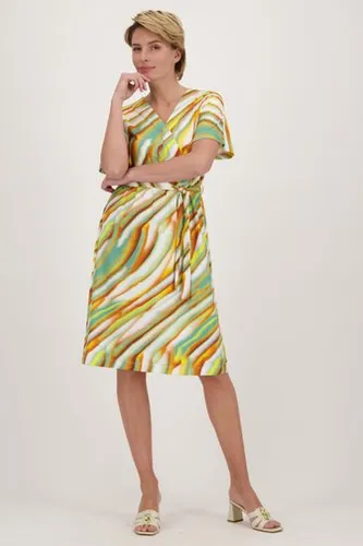 Claude Arielle Halflang kleedje met kleurrijke print