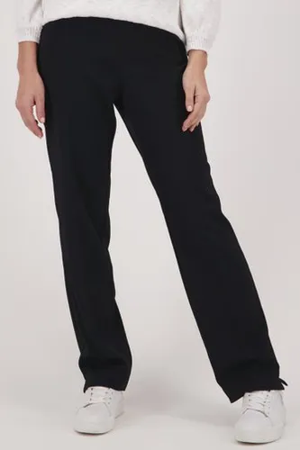 Claude Arielle Zwarte broek met elastische tailleband