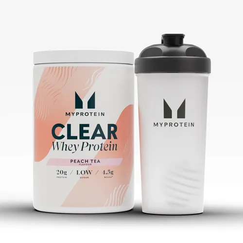 Clear Protein Bundel - Shaker - Perzik Thee