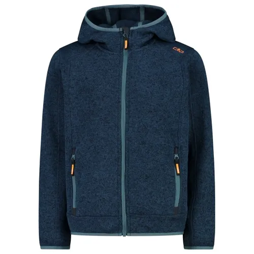 CMP - Boy's Jacket Fix Hood Jacquard Knitted - Fleecevest