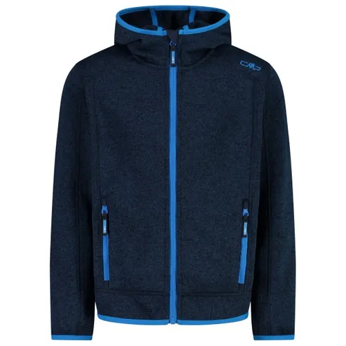 CMP - Boy's Jacket Fix Hood Jacquard Knitted - Fleecevest