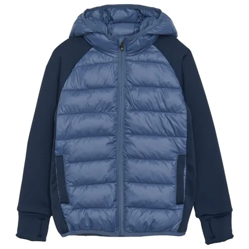 Color Kids - Kid's Hybrid Fleece Jacket with Hood - Synthetisch jack