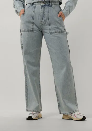 COLOURFUL REBEL Dames Jeans Tinsley Denim Worker Pants - Blauw