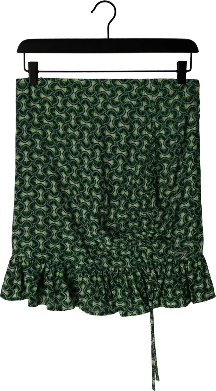 COLOURFUL REBEL Dames Rokken Ina Graphic Smock Mini Skirt - Groen