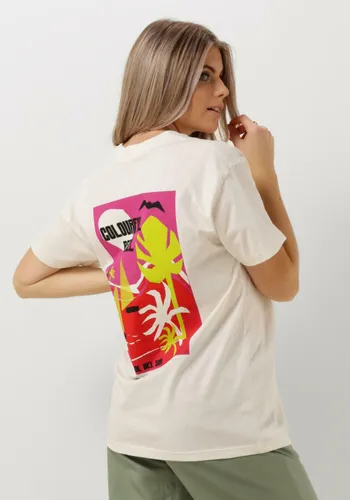COLOURFUL REBEL Dames Tops & T-shirts Sol Der Sur Broxy Tee - Wit