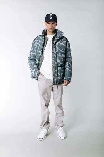 Colourful Rebel Finch Clean Camo Puffer Jacket - S
