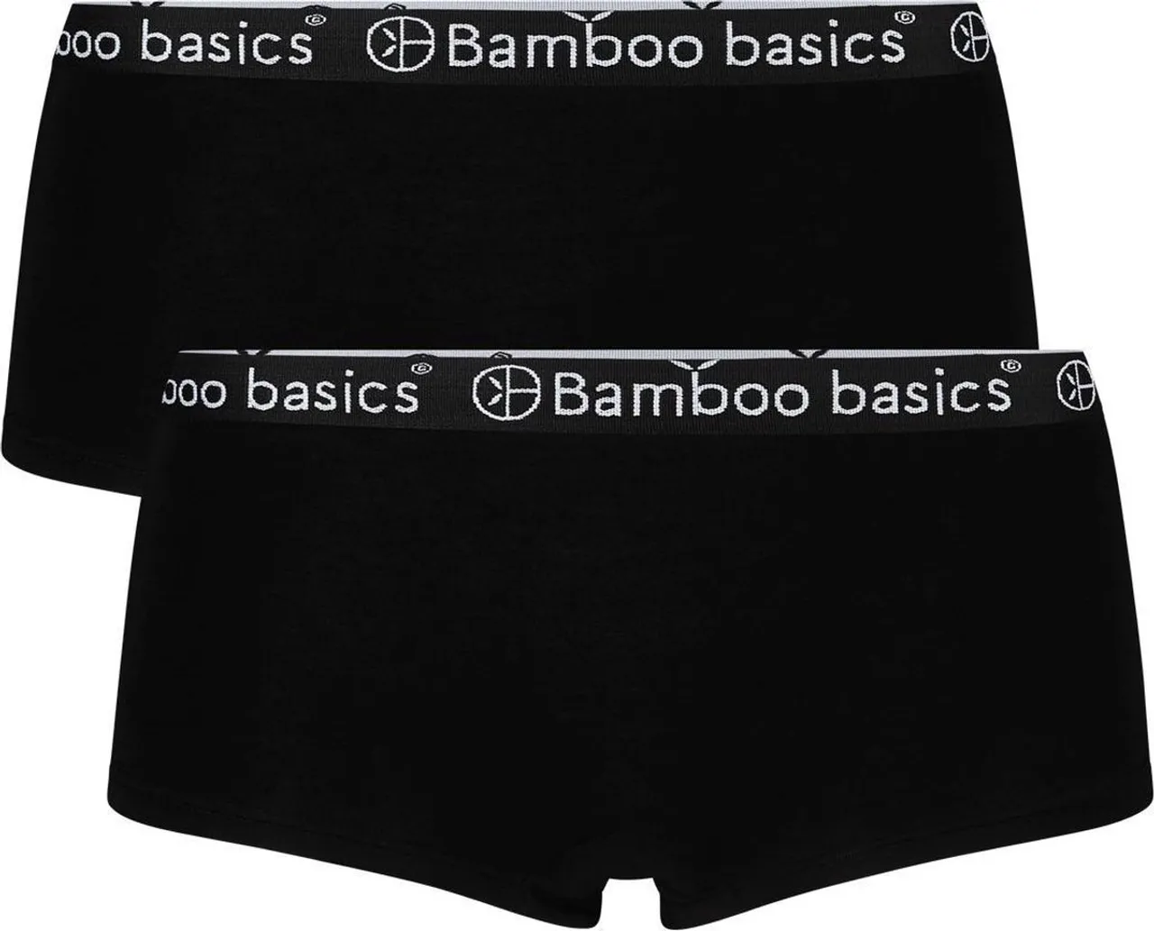 Comfortabel & Zijdezacht Bamboo Basics Iris - Bamboe Hipsters (Multipack 2 stuks) Dames - Onderbroek - Ondergoed - Zwart