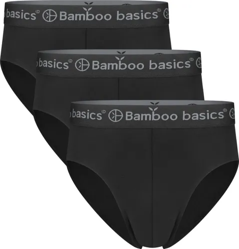 Comfortabel & Zijdezacht Bamboo Basics James - Bamboe Slips (Multipack 3 stuks) Heren - Onderbroek - Ondergoed - Zwart - M