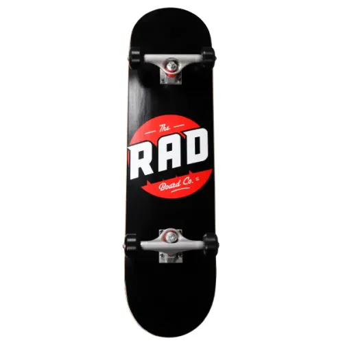 Complete Skateboard RAD Logo Progressive (8.125" - Zwart)