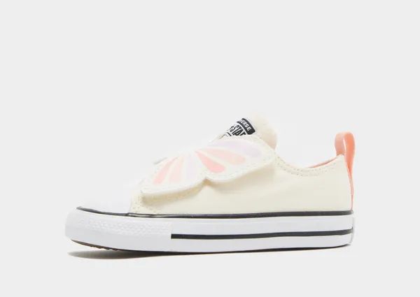 Converse Chuck Taylor Ox Easy-On Butterflies Infant, White