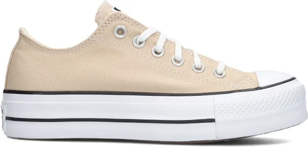 CONVERSE Dames Lage Sneakers Chuck Taylor All Star Lift Platform 1 - Beige