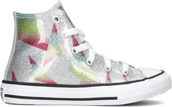 CONVERSE Meisjes Hoge Sneakers Chuck Taylor All Star Prism Glitter - Zilver
