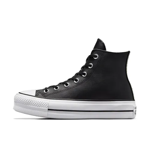 CONVERSE - Shoes CTAS LIFT CLEAN HI 561675C black white
