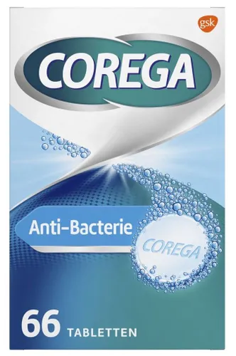 Corega Anti-bacterie Dagelijkse Reiniger Tabletten