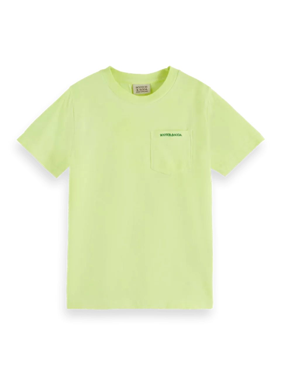 Cotton In Conversion short-sleeved Garment-dyed T-shirt - Maat 8 - Multicolor - Jongen - T-shirt - Scotch & Soda