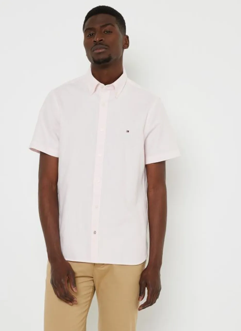 Cotton Linen Dobby Sf Shirt S/S by Tommy Hilfiger