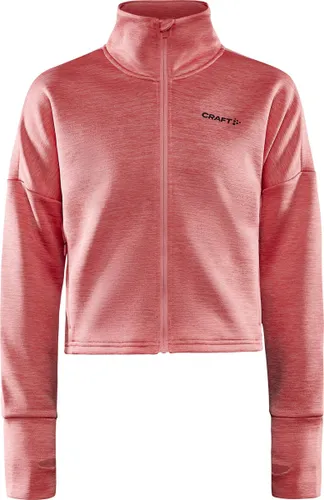 Craft - ADV Charge Sweat Jacket W - Kort - Trainingsjacket - Dames - Roze