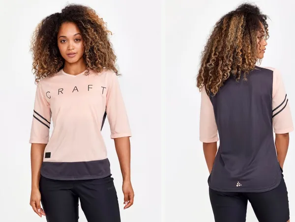 Craft - CORE Offroad XT SS Jersey W - Fietsshirt - Dames - Roze/Zwart