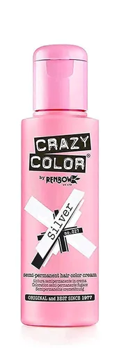 Crazy Color - Kleurstof Fugace Argent 100 ml
