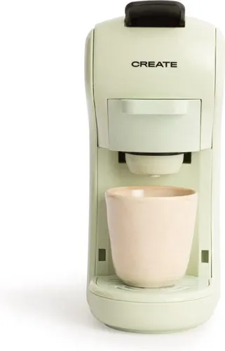 CREATE POTTS STYLANCE Koffiemachine - Koffiecupmachine - Capsule Koffiezetapparaat - Nespresso, Dolce Gusto - 1450W - Groen