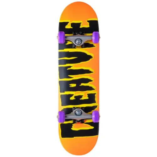 Creature Logo Compleet Skateboard (7.5" - Oranje)