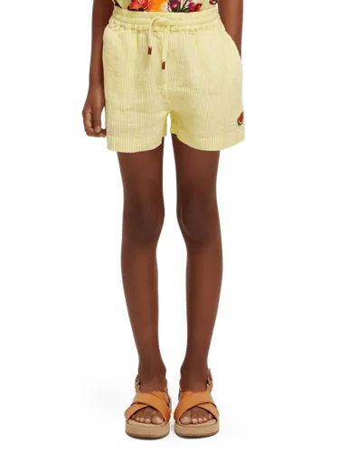 Crinkle-cotton shorts - Maat 8 - Multicolor - Meisje - Korte broek - Scotch & Soda