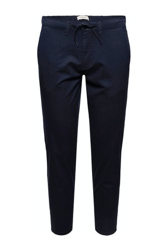 Cropped Trousers With Organic Cotton And Coolmax® Dark Blue