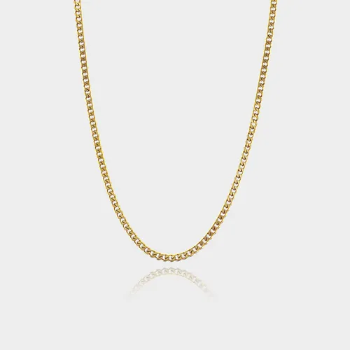 Cuban Ketting 3 mm - Gouden Schakelketting - 60 cm lang - Ketting Heren - Olympus Jewelry