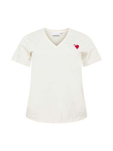 Curve Shirt 'VALENTINES'  rood / wit