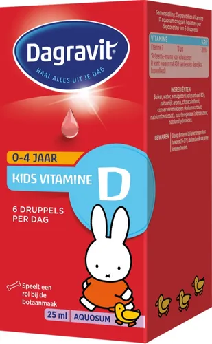 Dagravit Kids Vitamine D Aquosum Druppels