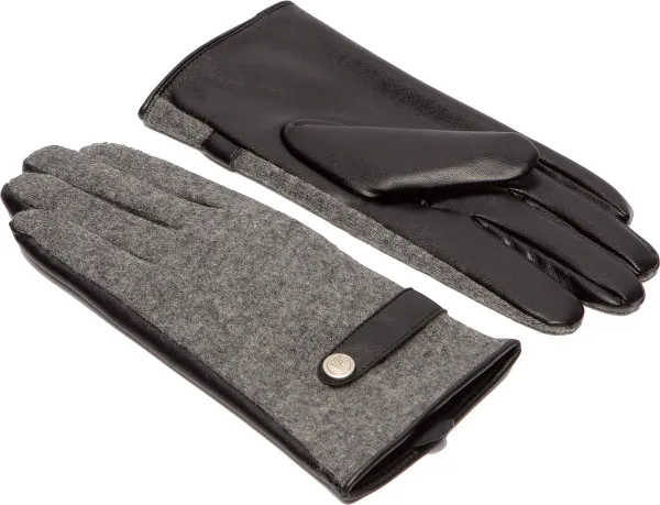 Dames Handschoenen Touchscreen - Handschoenen Dames Grijs - Comfortabele Warme Voering - Touchscreen Compatibel - Modieuze handschoenen voor dames - M