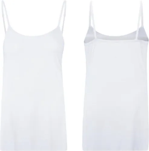 Dames Hemd - Top - Singlet - Onderhemd - Wit