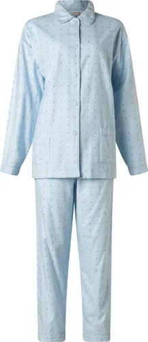 Dames Pyjama Flanel van Lunatex 641511 blue