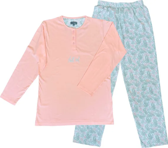 Dames Pyjama Katoen - Pink Flower