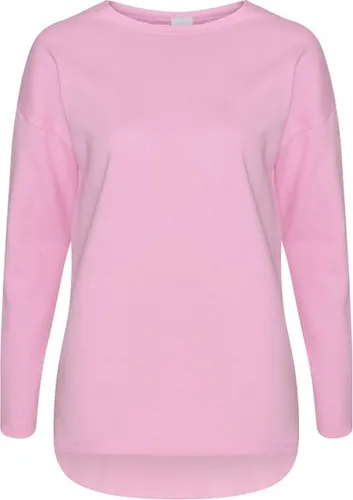 Dames trui/sweater oversized, kleur zacht roze